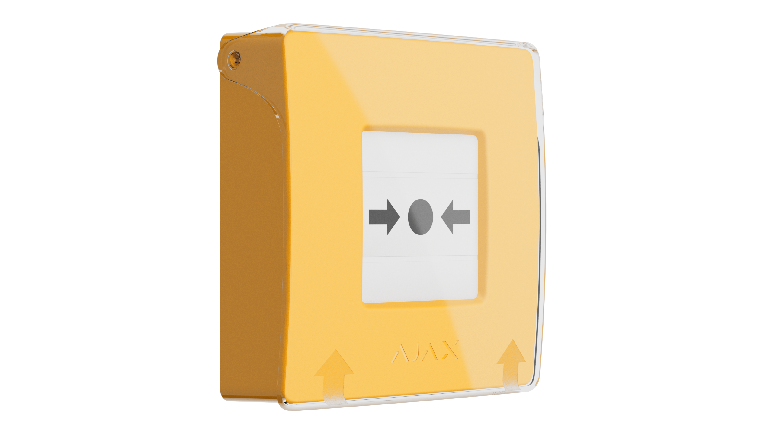 Render - Ajax ManualCallPoint (Yellow) Jeweller - front angled