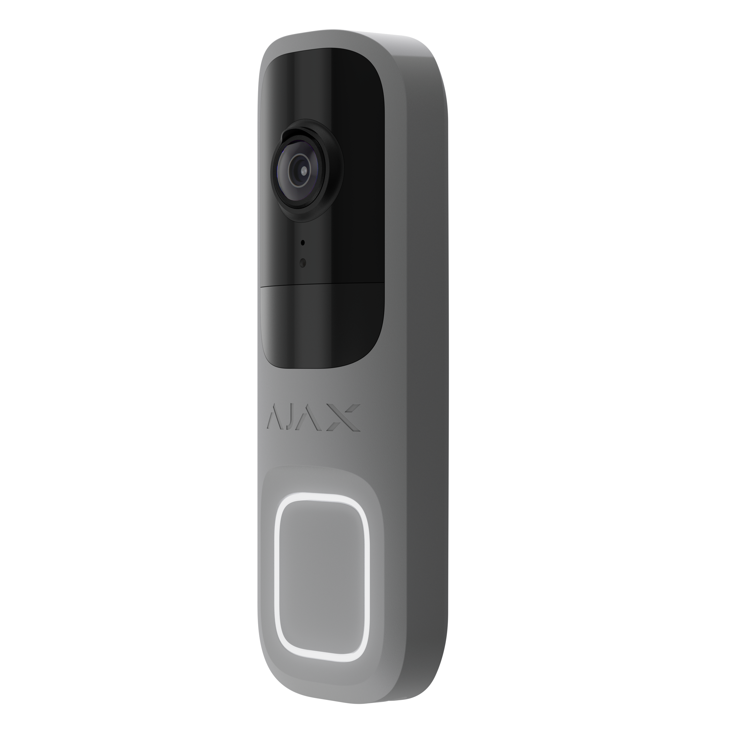 Render - Gray - Ajax DoorBell-angled-front