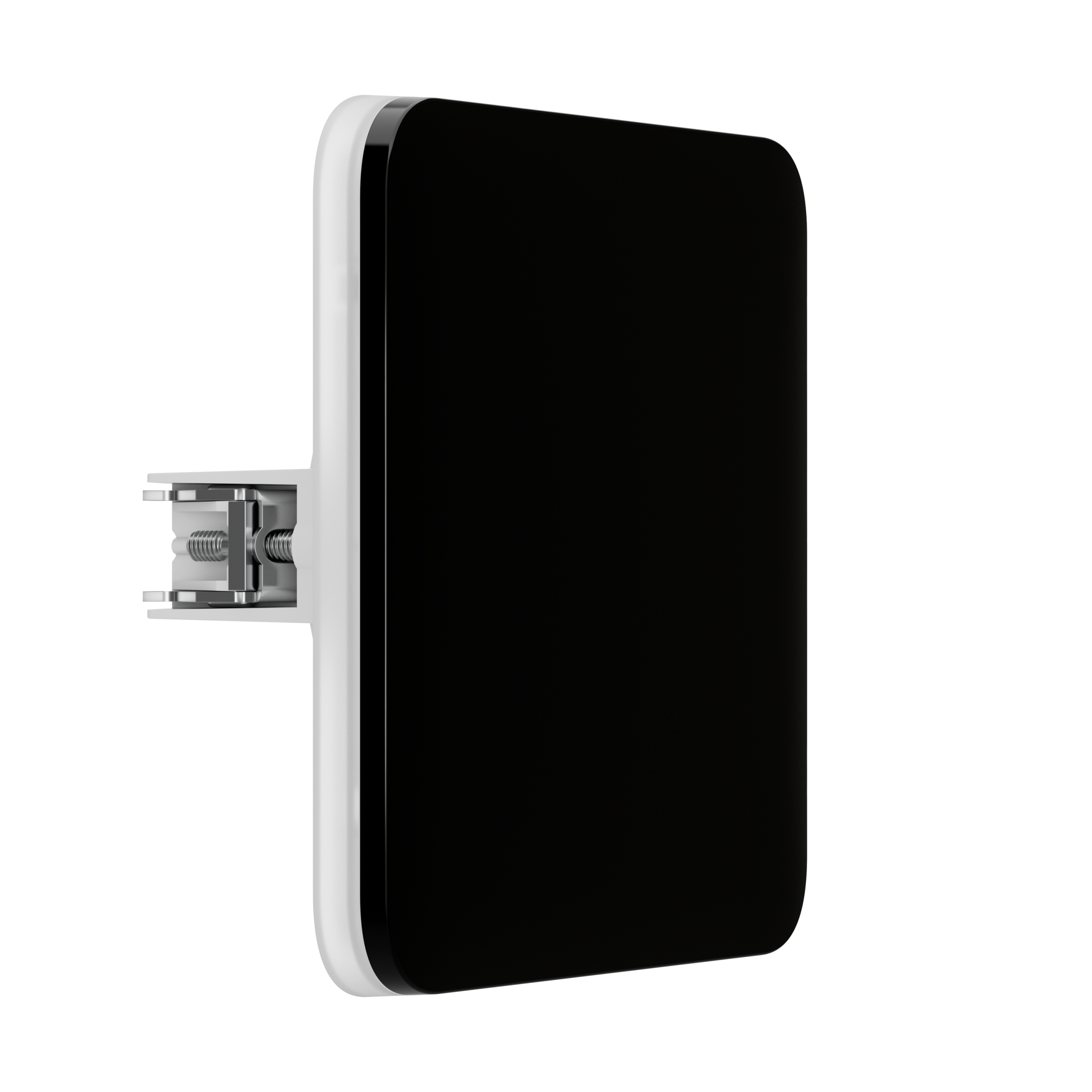 Render – Ajax CoverPlate – black – front - angle