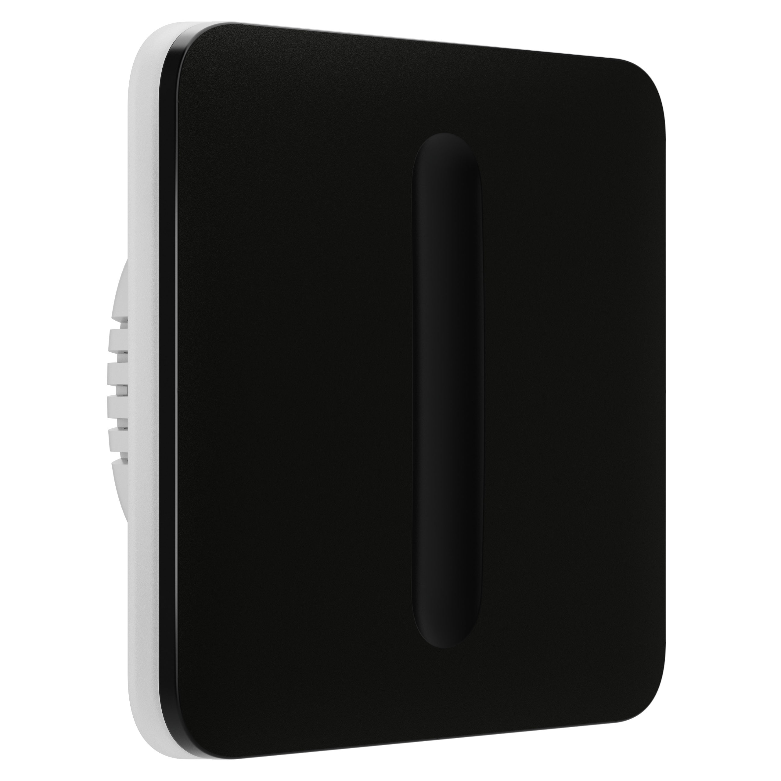 Render – Ajax LightSwitch (Dimmer) Jeweller – black – front angled