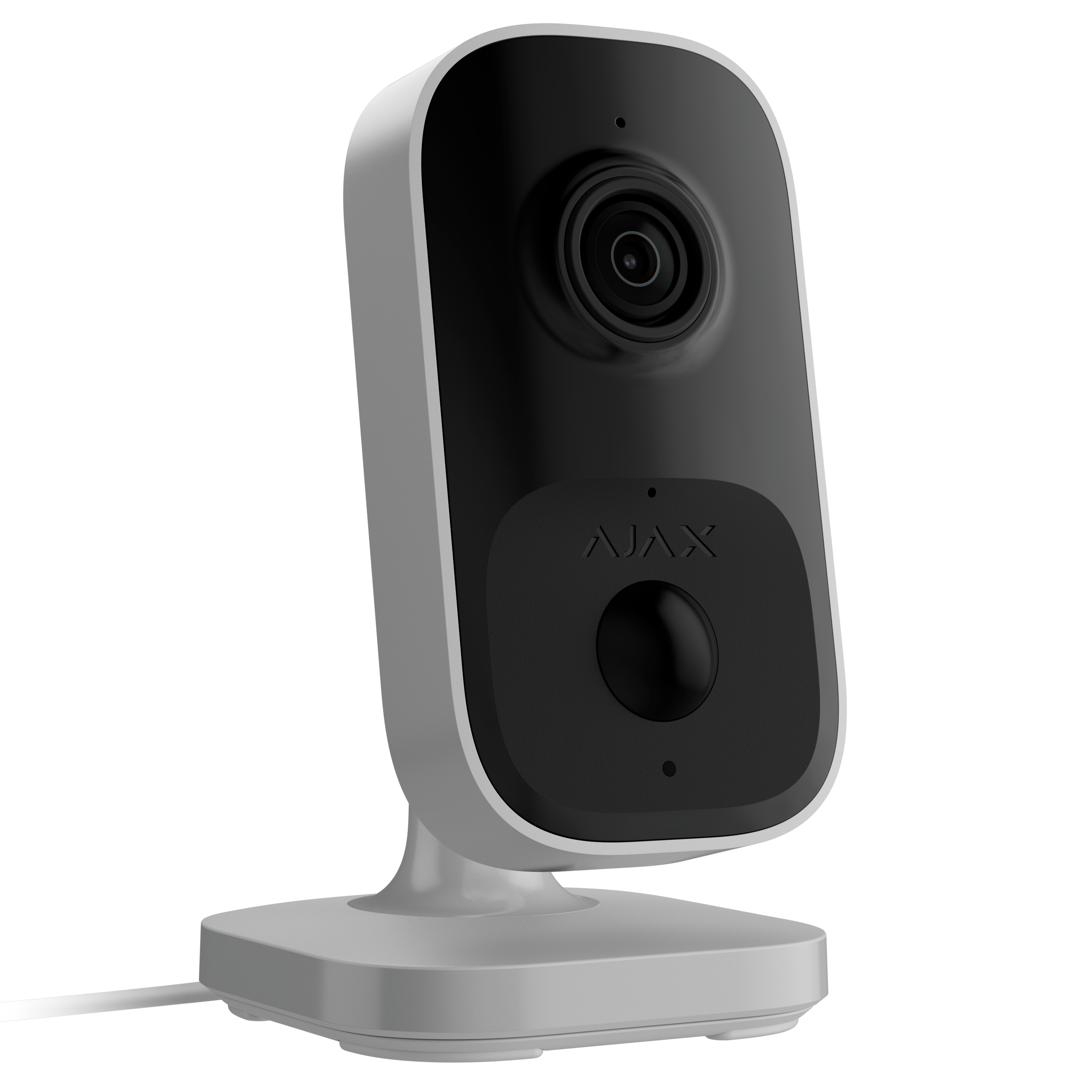 Renders - White - Ajax IndoorCam-front-angled